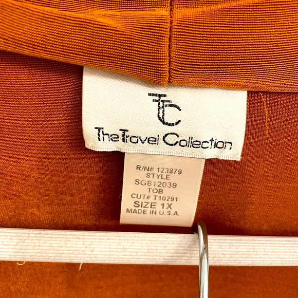 Travel Knit Pant Suit - Cognac - Picture 3 of 7